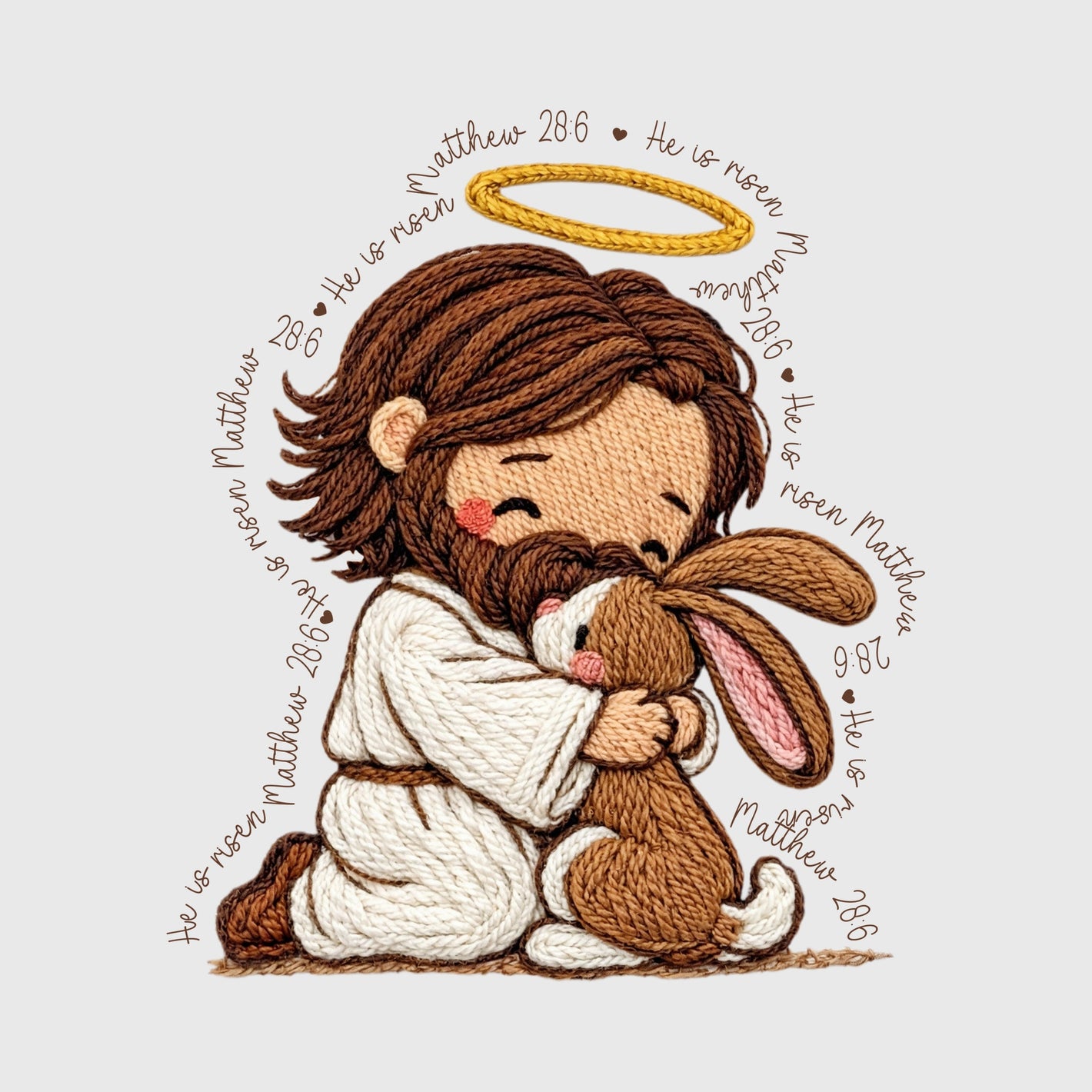 Resurrection Comfort Bunny Transfer