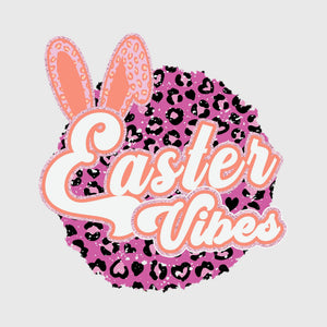 Neon Leopard Easter Mood Transfer