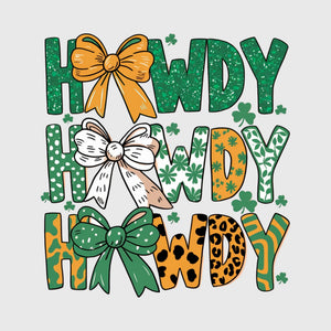 Triple Howdy Shamrock Transfer