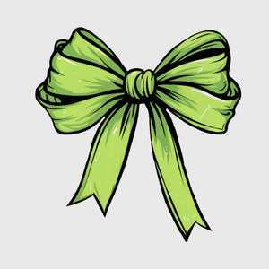 Emerald Ribbon Charm Transfer