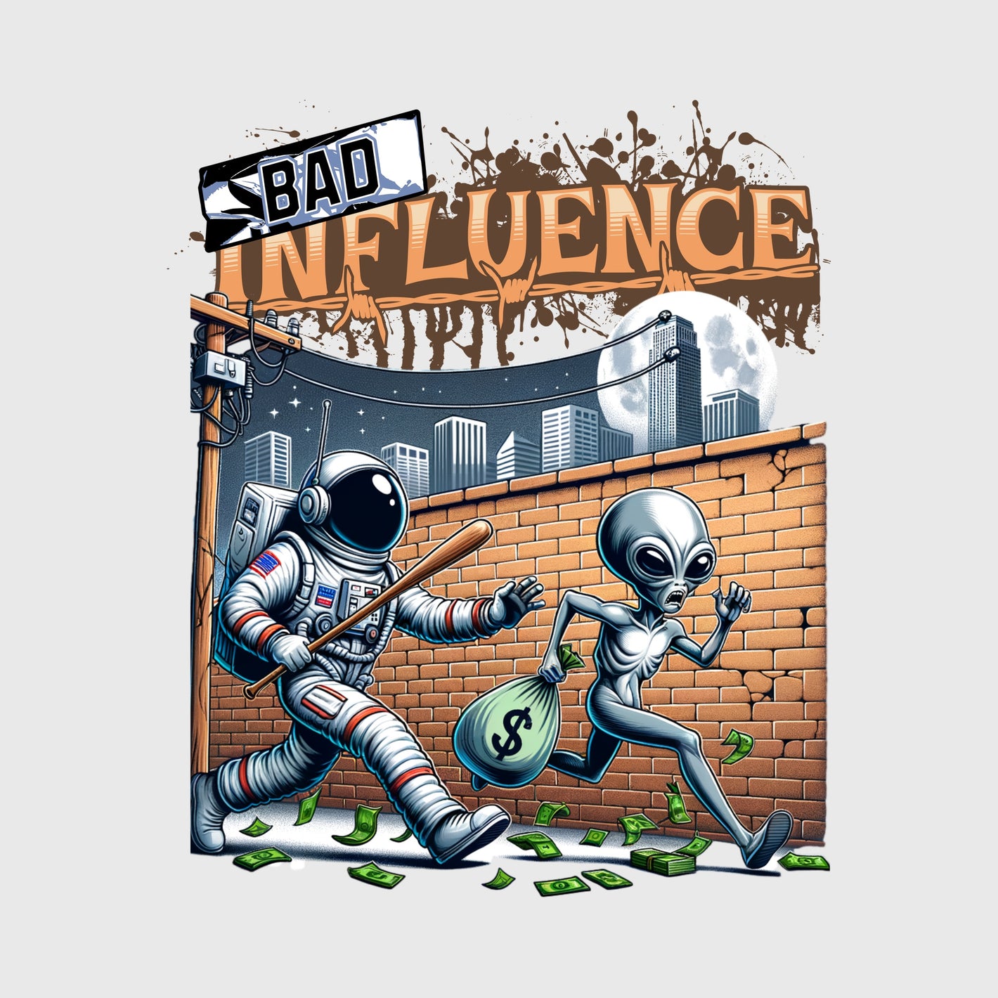 Astronaut Alien Heist Transfer
