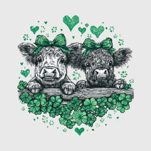 Clover Cutie Calves Transfer