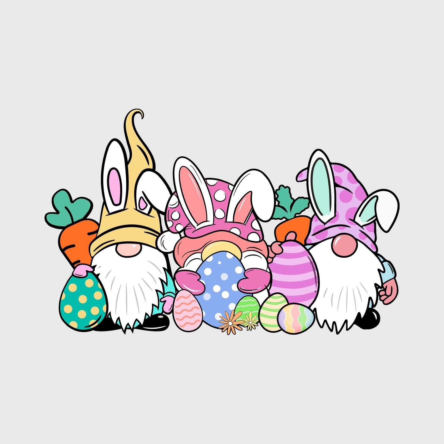 Hoppy Gnome Egg Jubilee Transfer