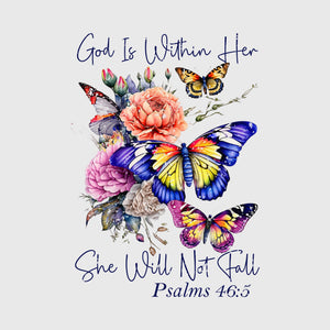 Unshaken Faith Butterfly Transfer