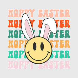 Smiley Hoppy Easter Transfer