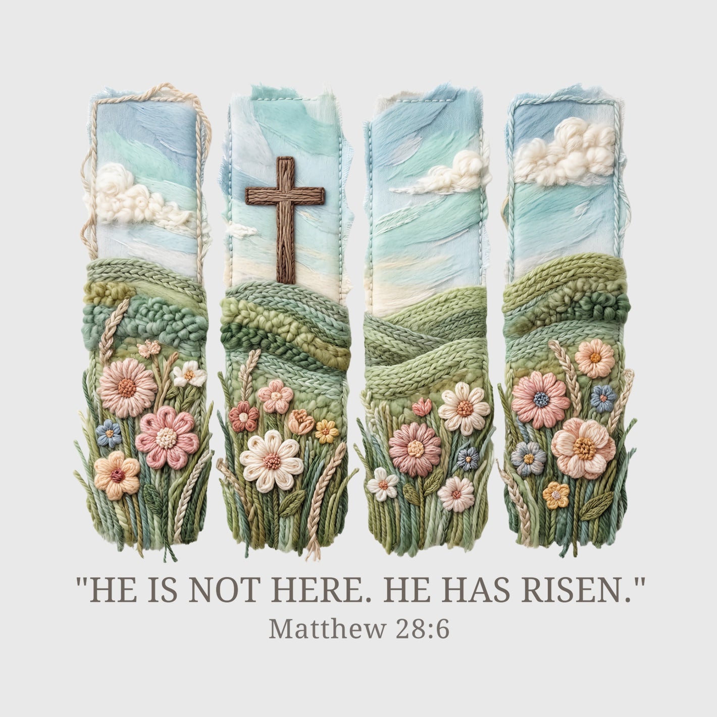 Textured Risen Panels Transfer