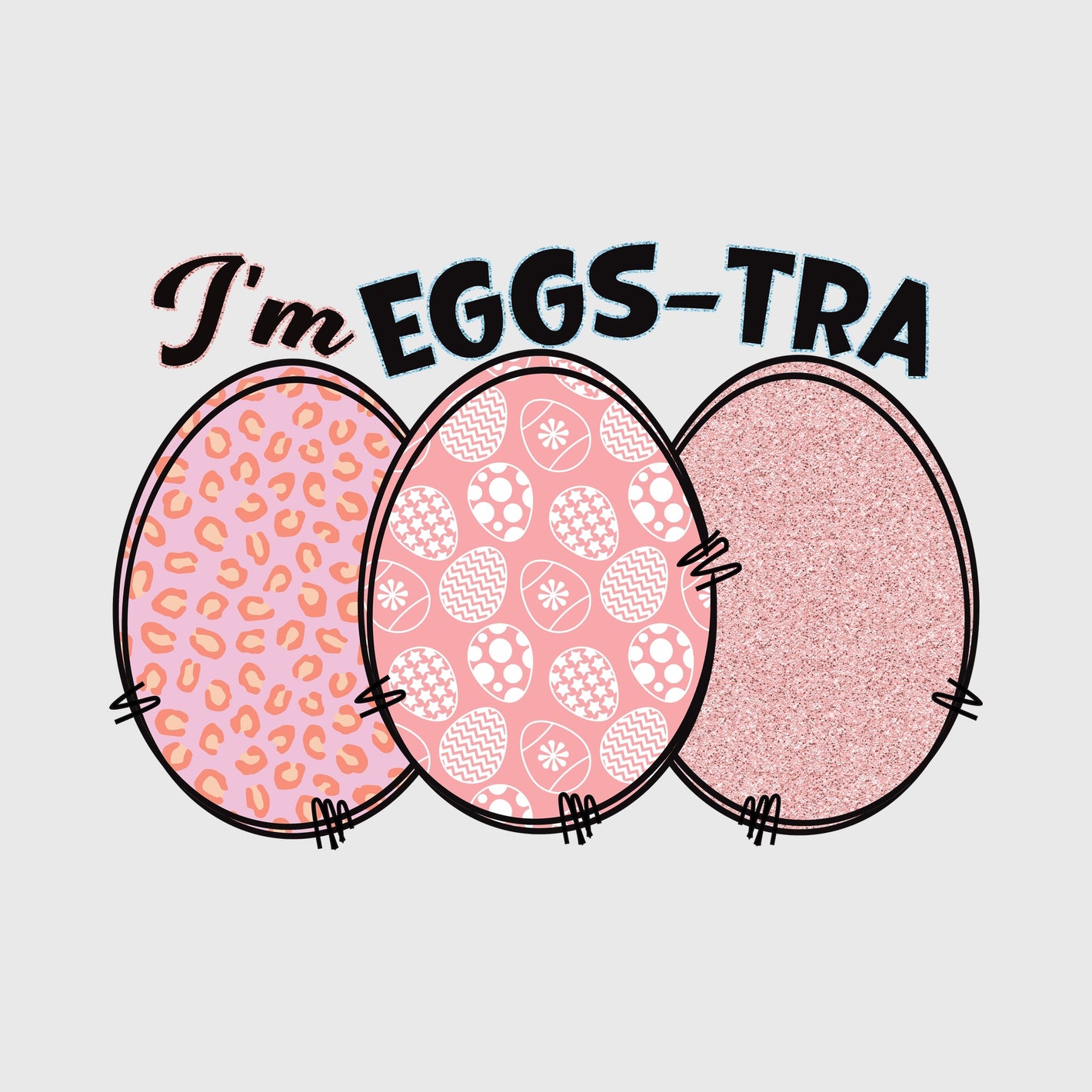 Eggs-tra Cute Trio Transfer