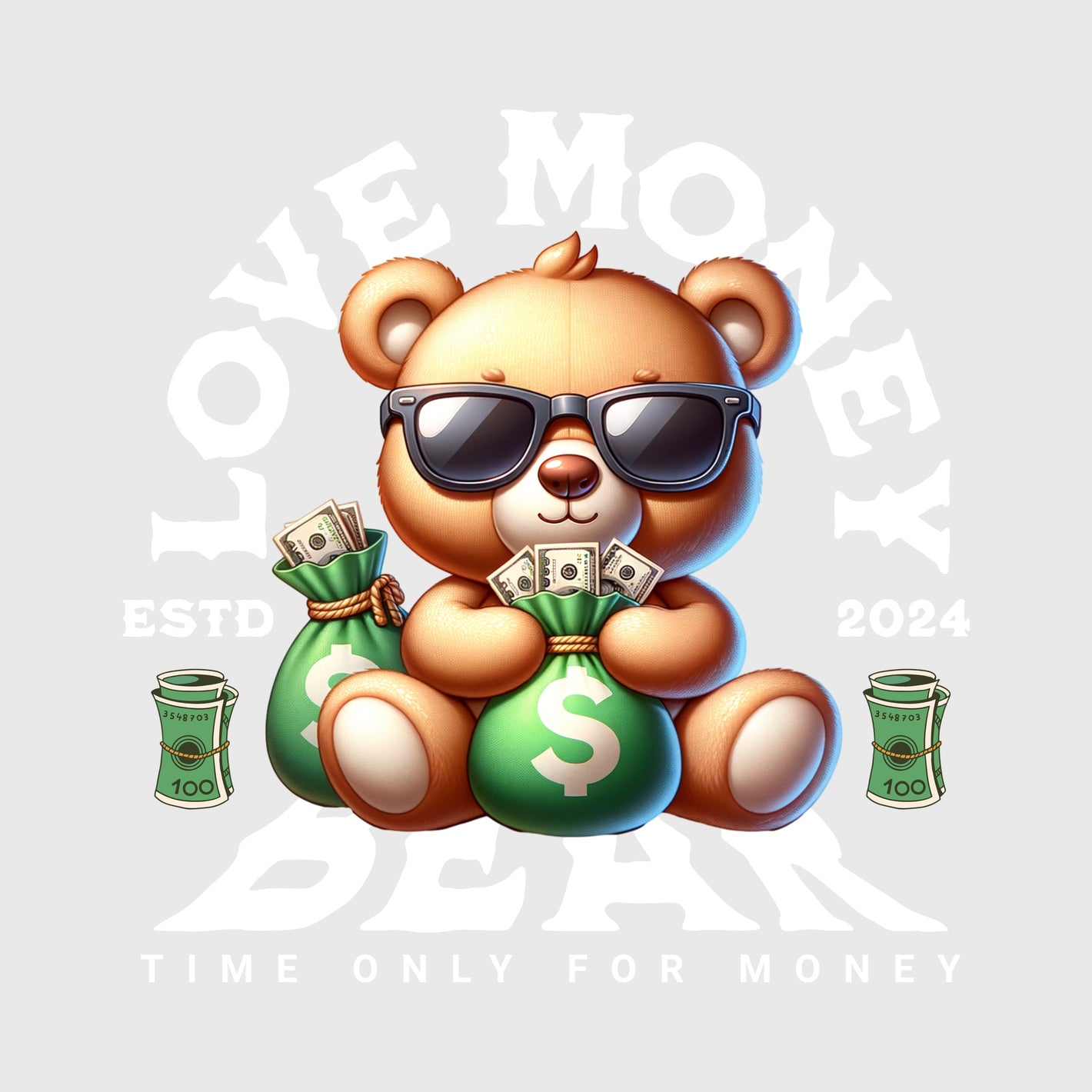 Money Lover Bear Transfer