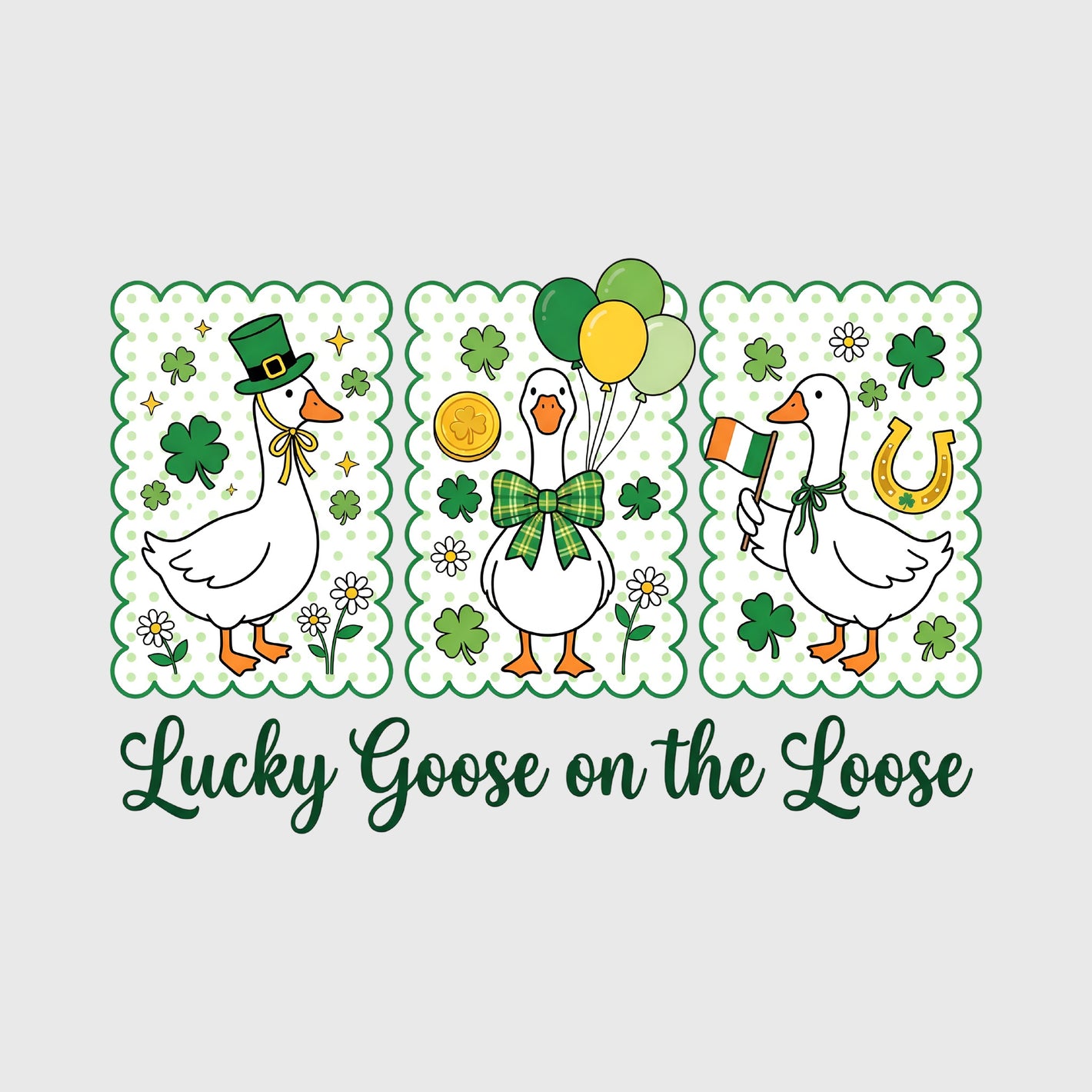 Clover Crew Goose Transfer