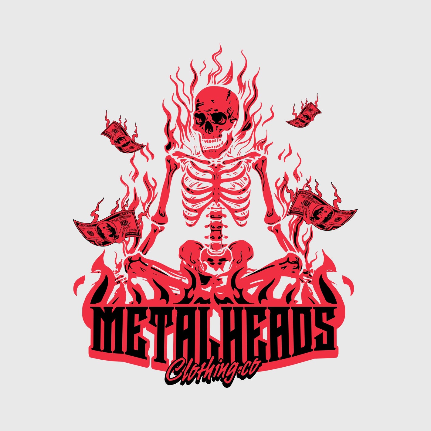 Flaming Skeleton Cash Transfer