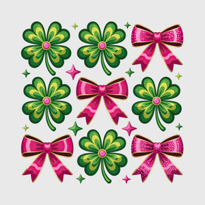 Clover Bow Pattern Transfer
