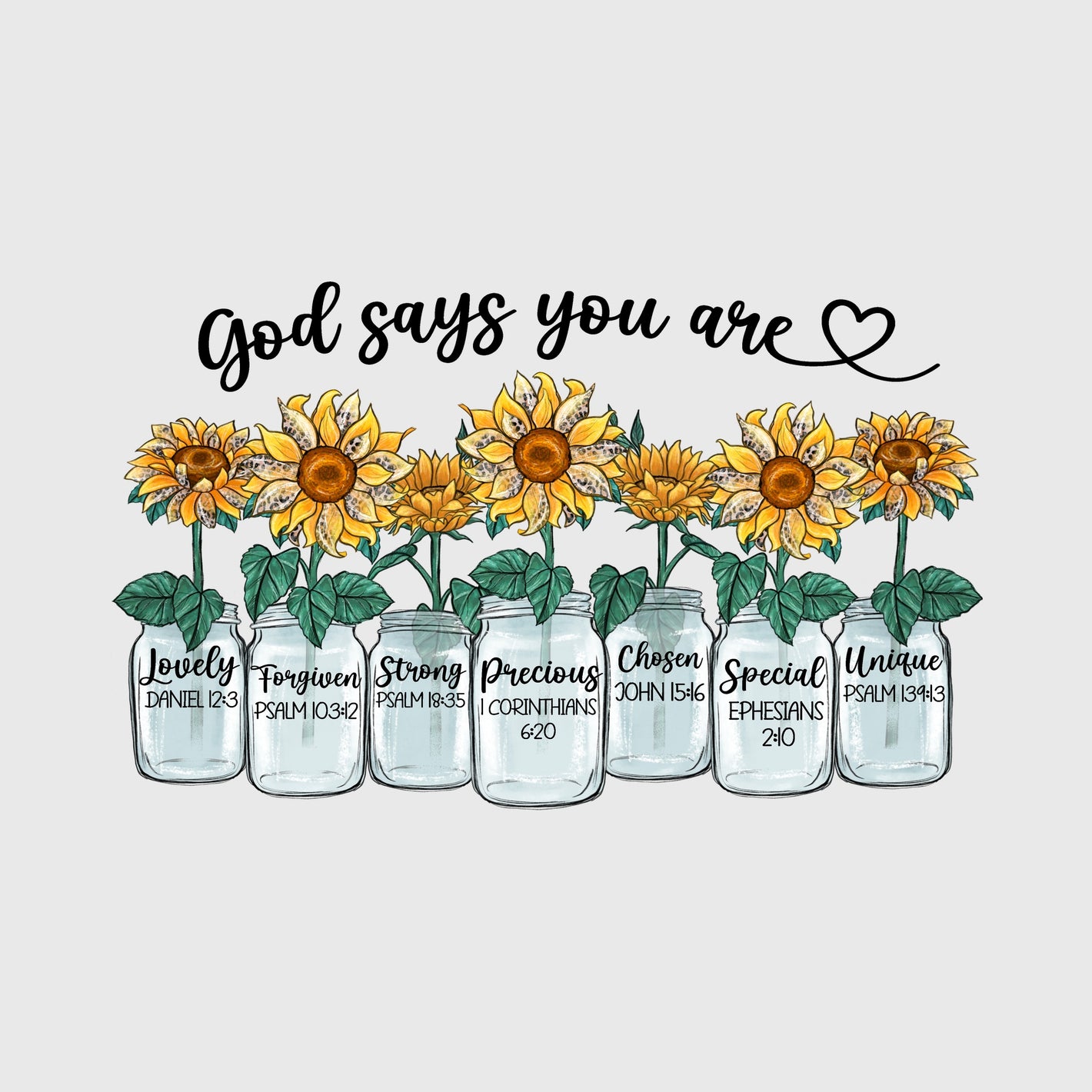 Sunflower Truth Mason Transfer