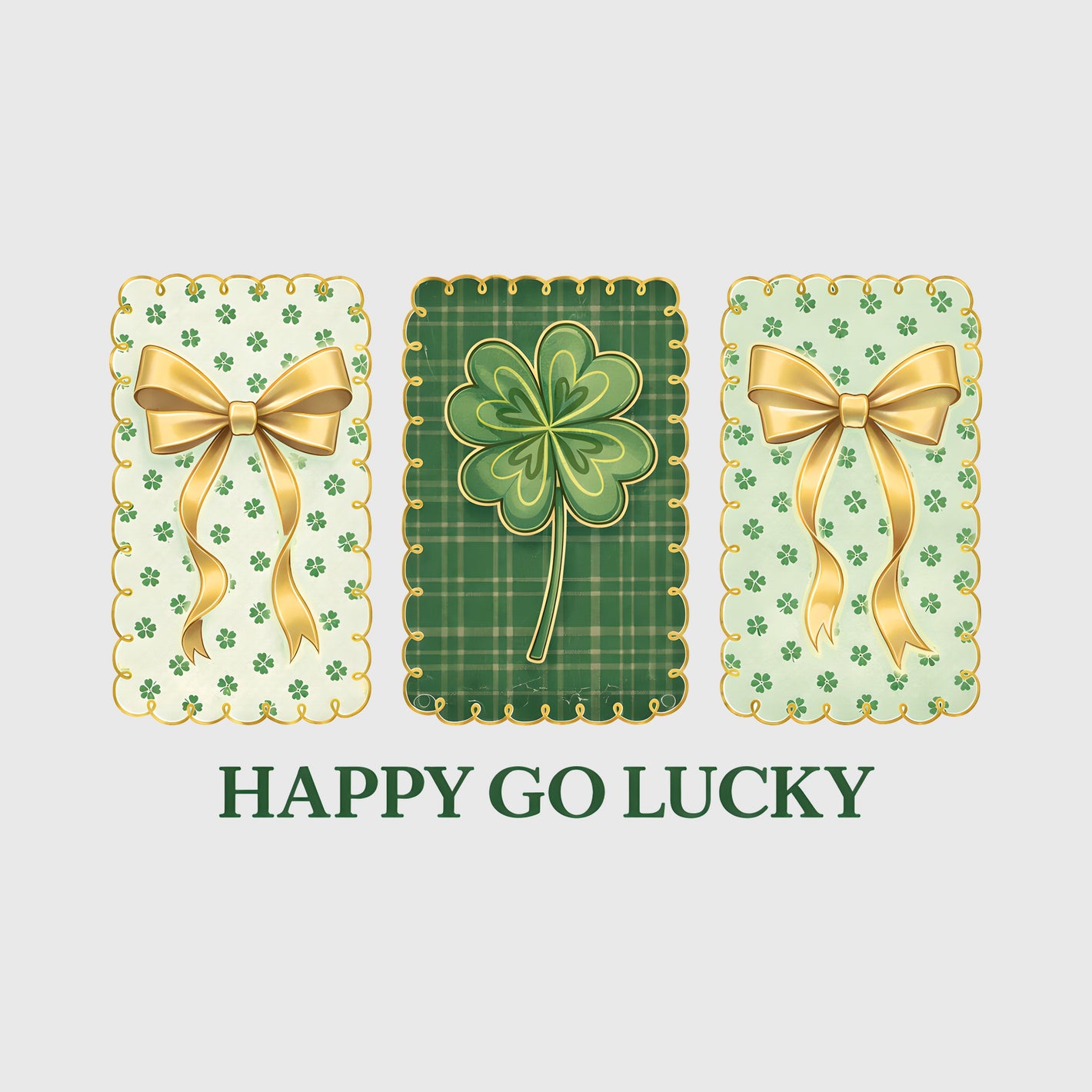 Gilded Lucky Trio Transfer