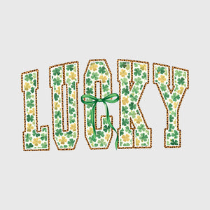 Leopard Trim Lucky Transfer