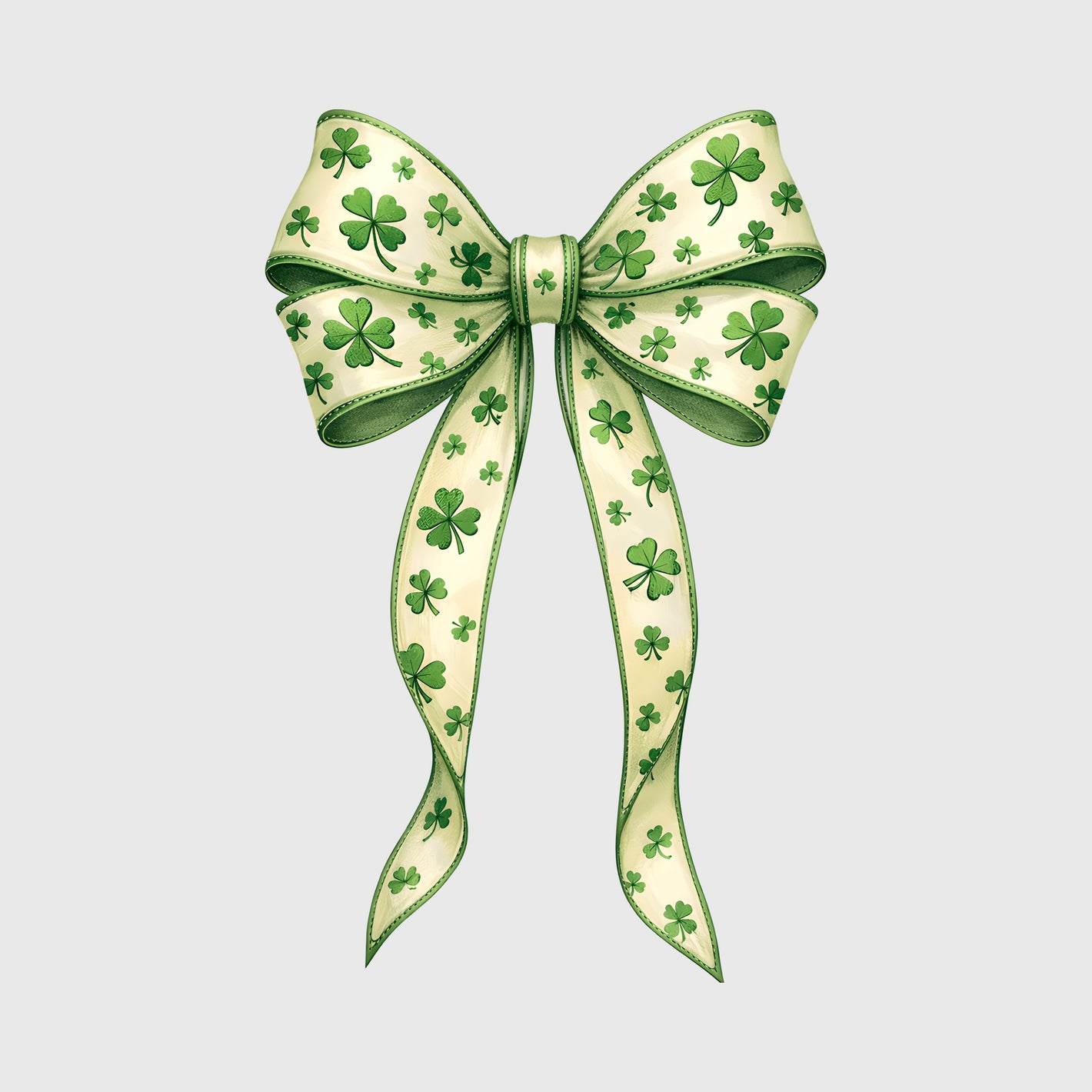 Shamrock Ribbon Charm Transfer