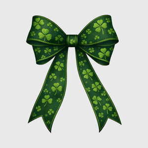 Emerald Shamrock Ribbon Transfer