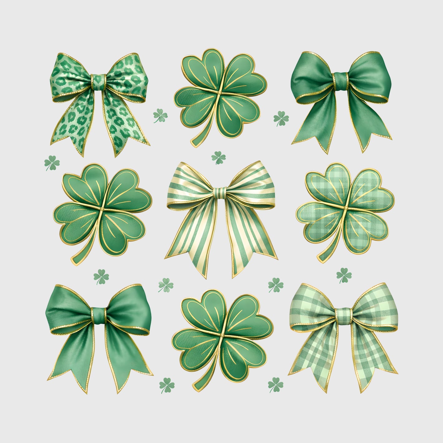 Clover Couture Bow Transfer