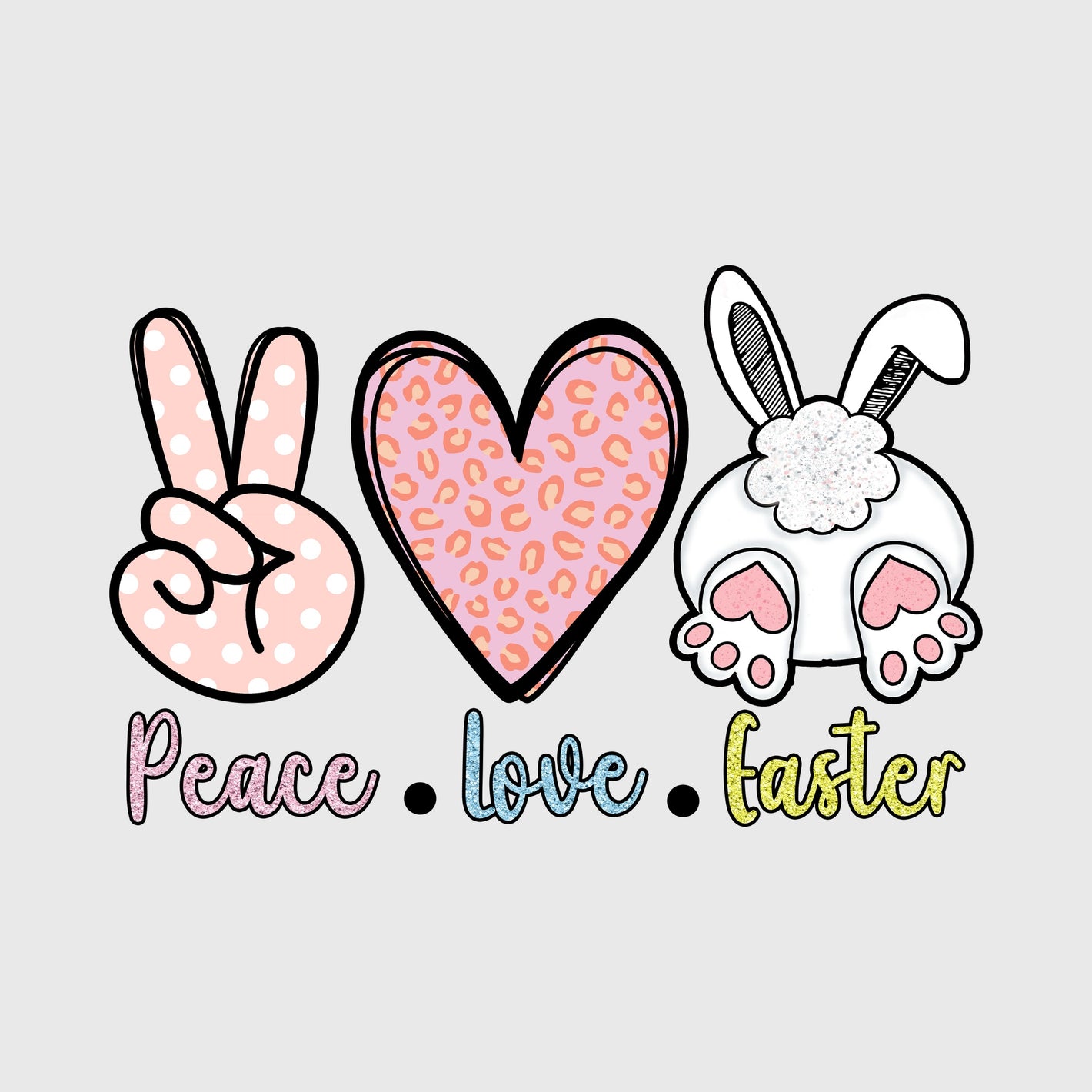Groovy Bunny Vibes Transfer