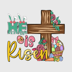 He Is Risen Garden Transfer