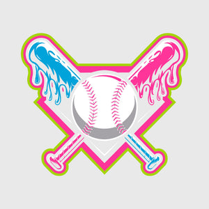 Neon Diamond Dripping Transfer