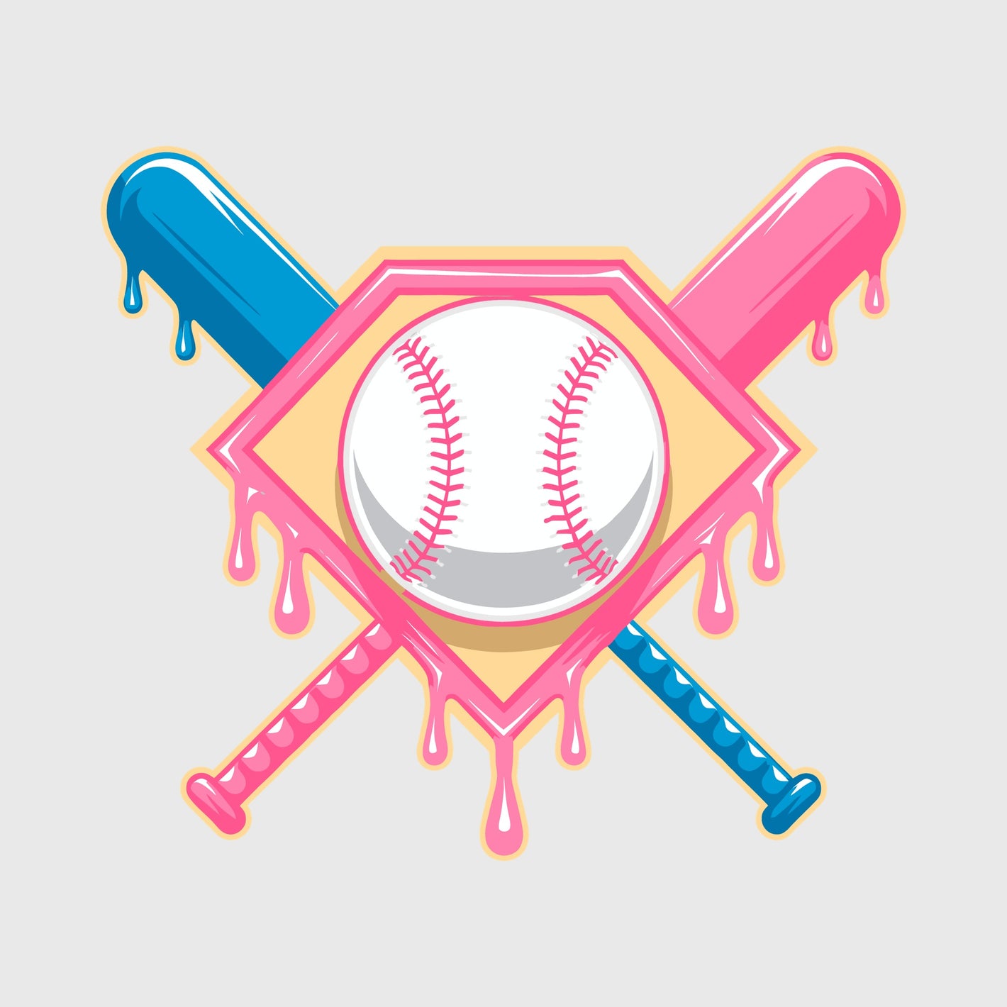 Cotton Candy Slugger Splash Transfer