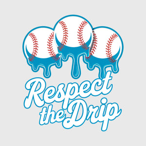 Icy Blue Drip Transfer