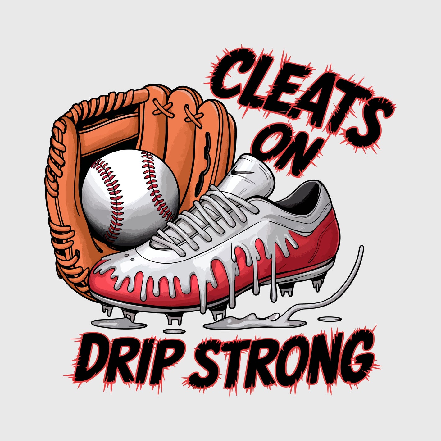 Powerful Cleats Drip Transfer