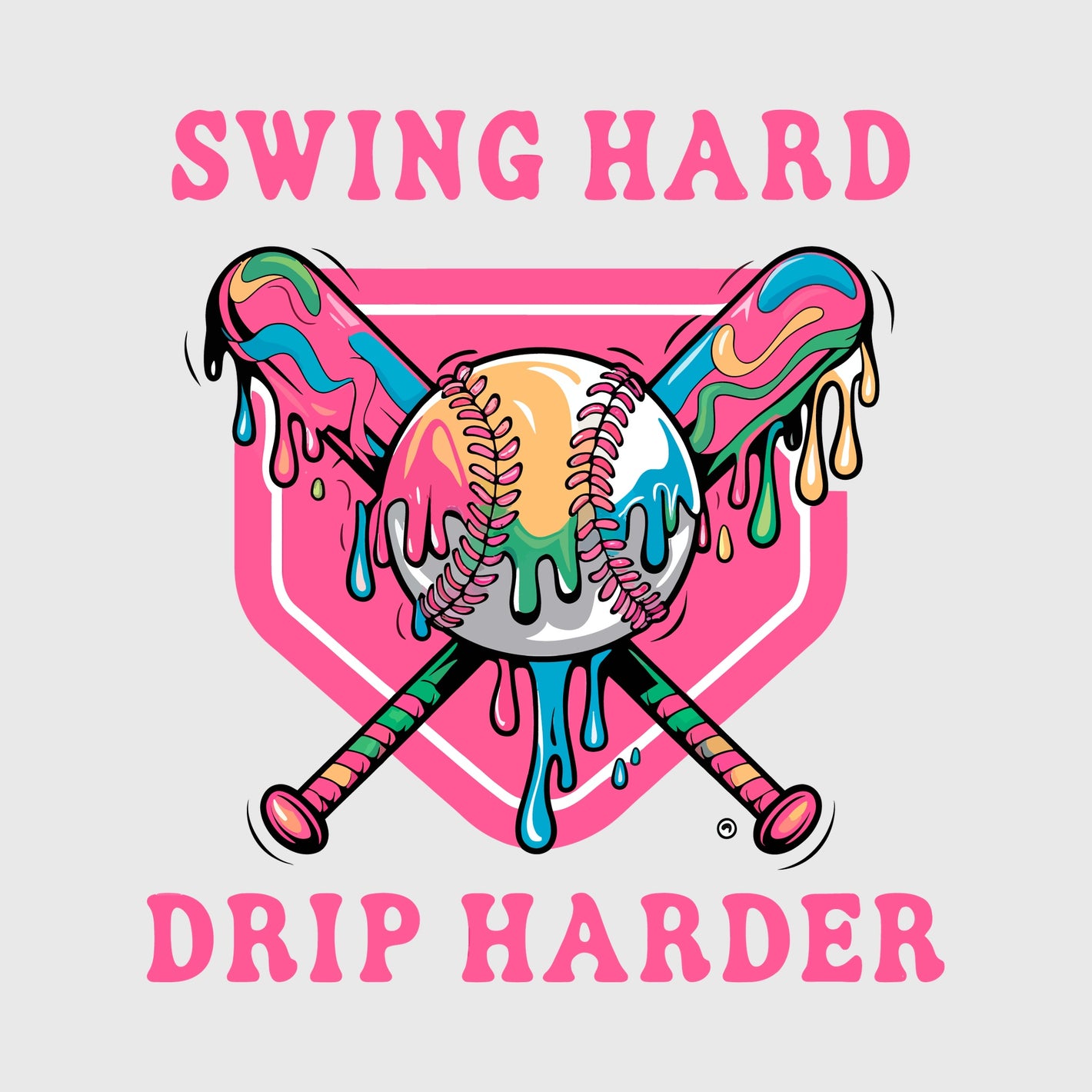 Swing Hard Color Splash Transfer
