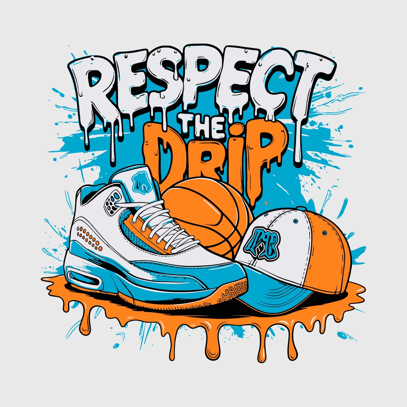 Splash Court Sneaker Transfer