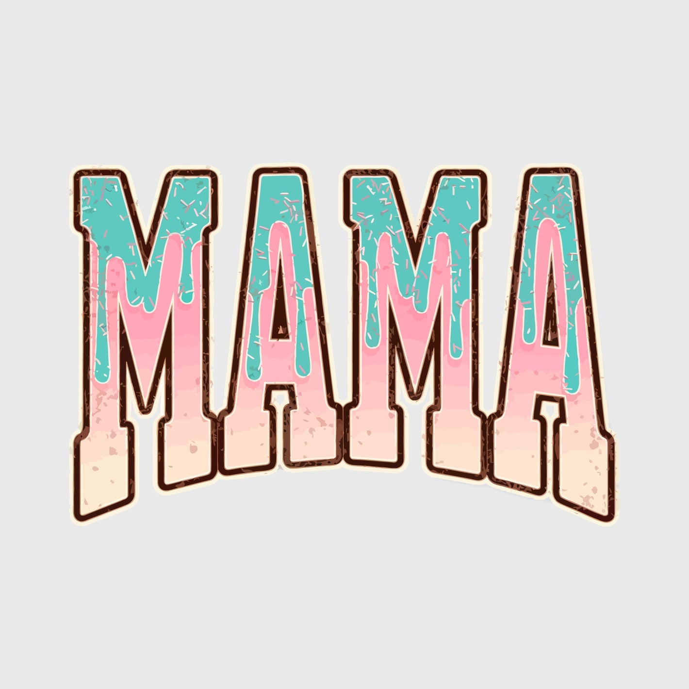 Retro Drip Mama Transfer