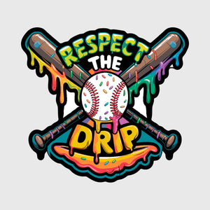 Neon Splash Dripping Transfer