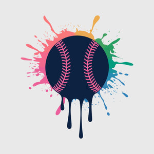 Bold Splash Baseball Drip Transfer