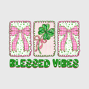 Gingham Charm Blessed Transfer