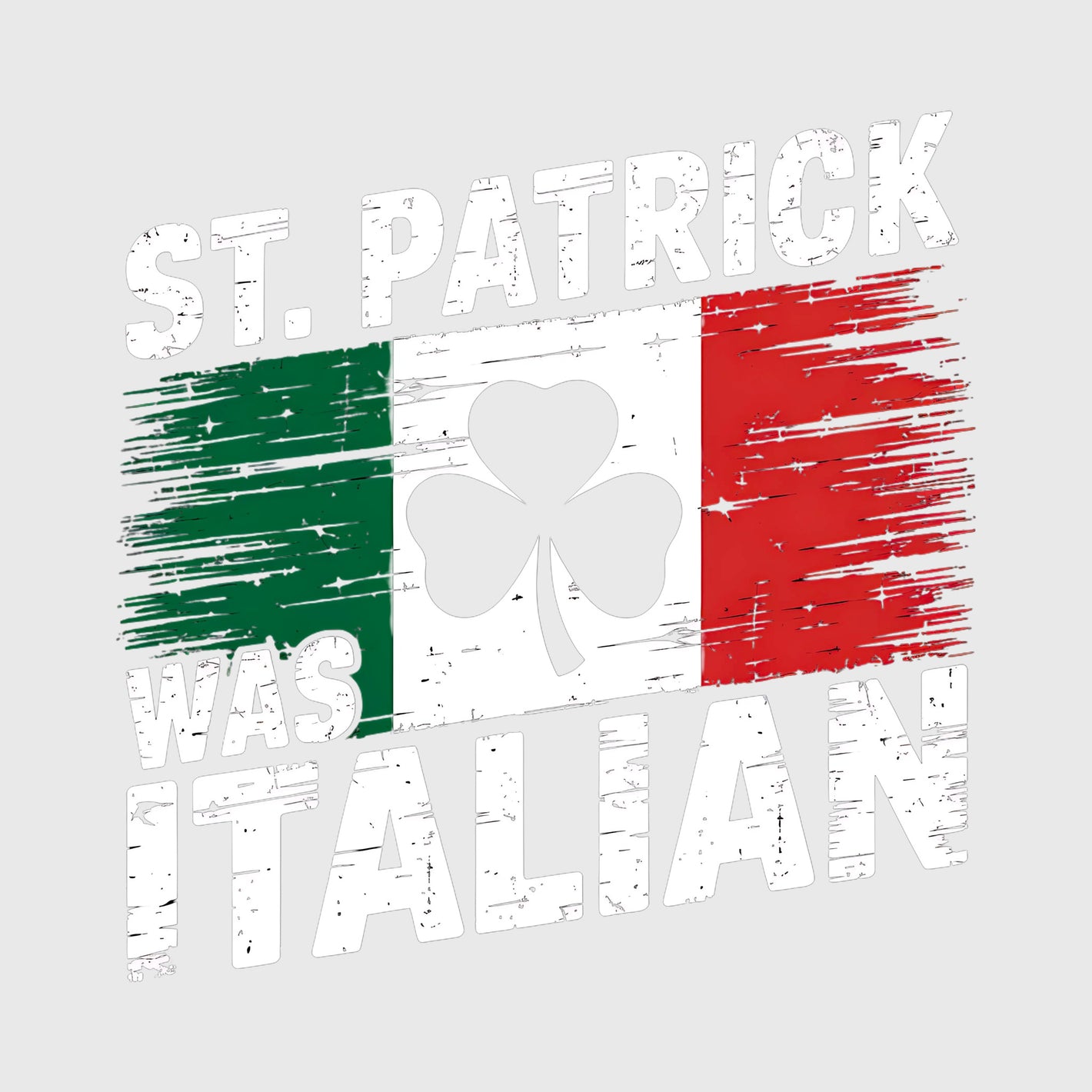 Italian Shamrock Pride Transfer