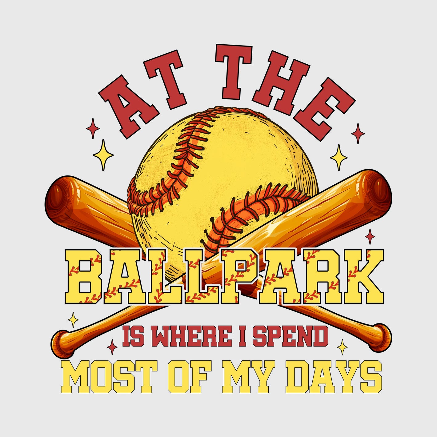 Ballpark Days Softball Transfer