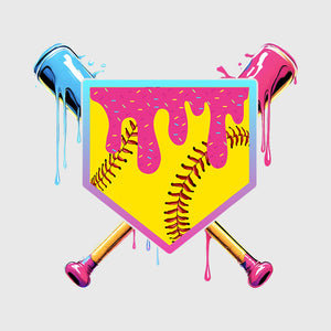 Melted Diamond Drip Transfer