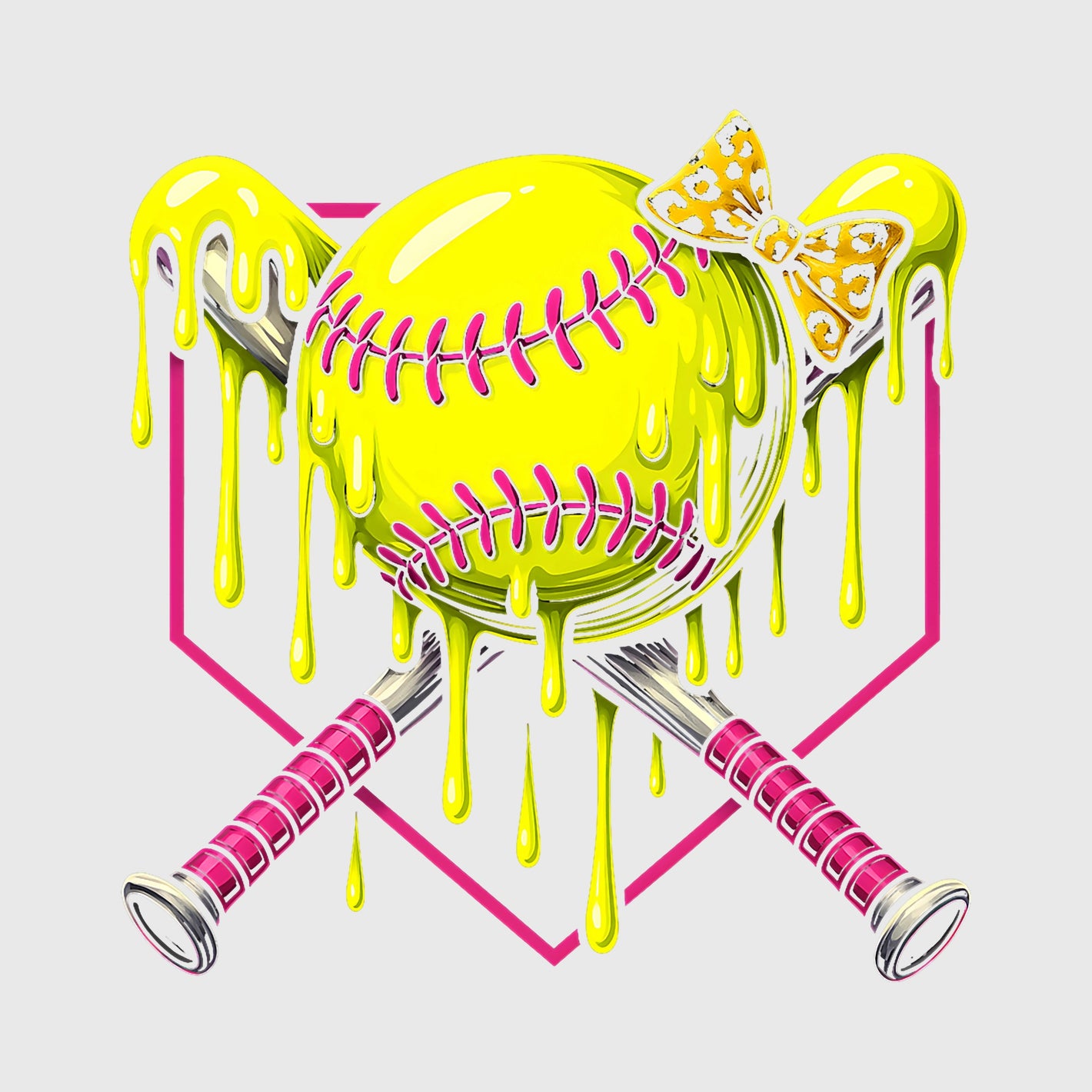 Slime Stitch Bow Transfer