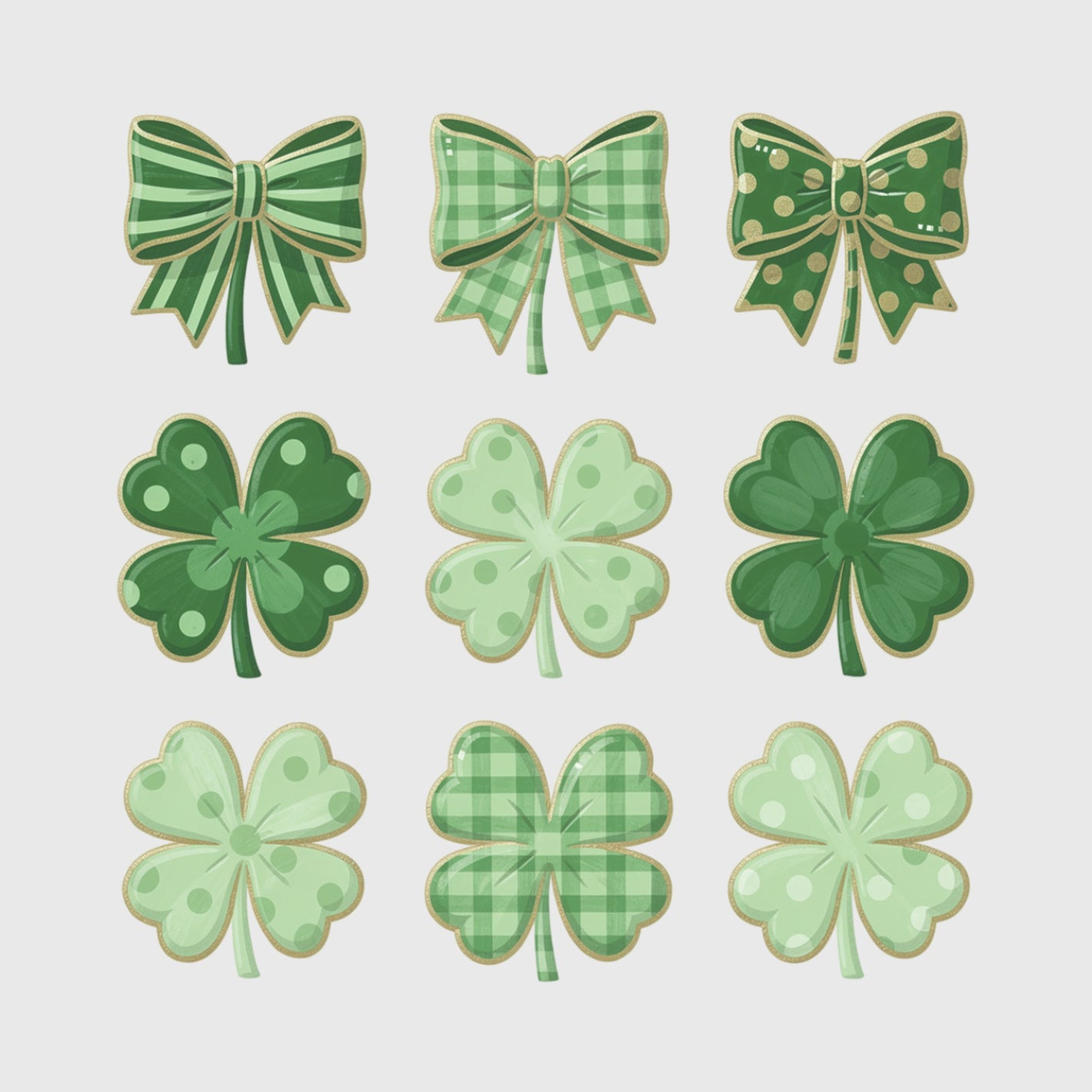 Emerald Charm Bow Bundle Transfer
