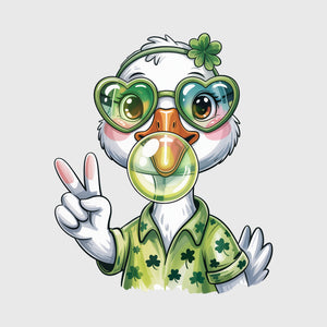 Shamrock Chic Goose Transfer