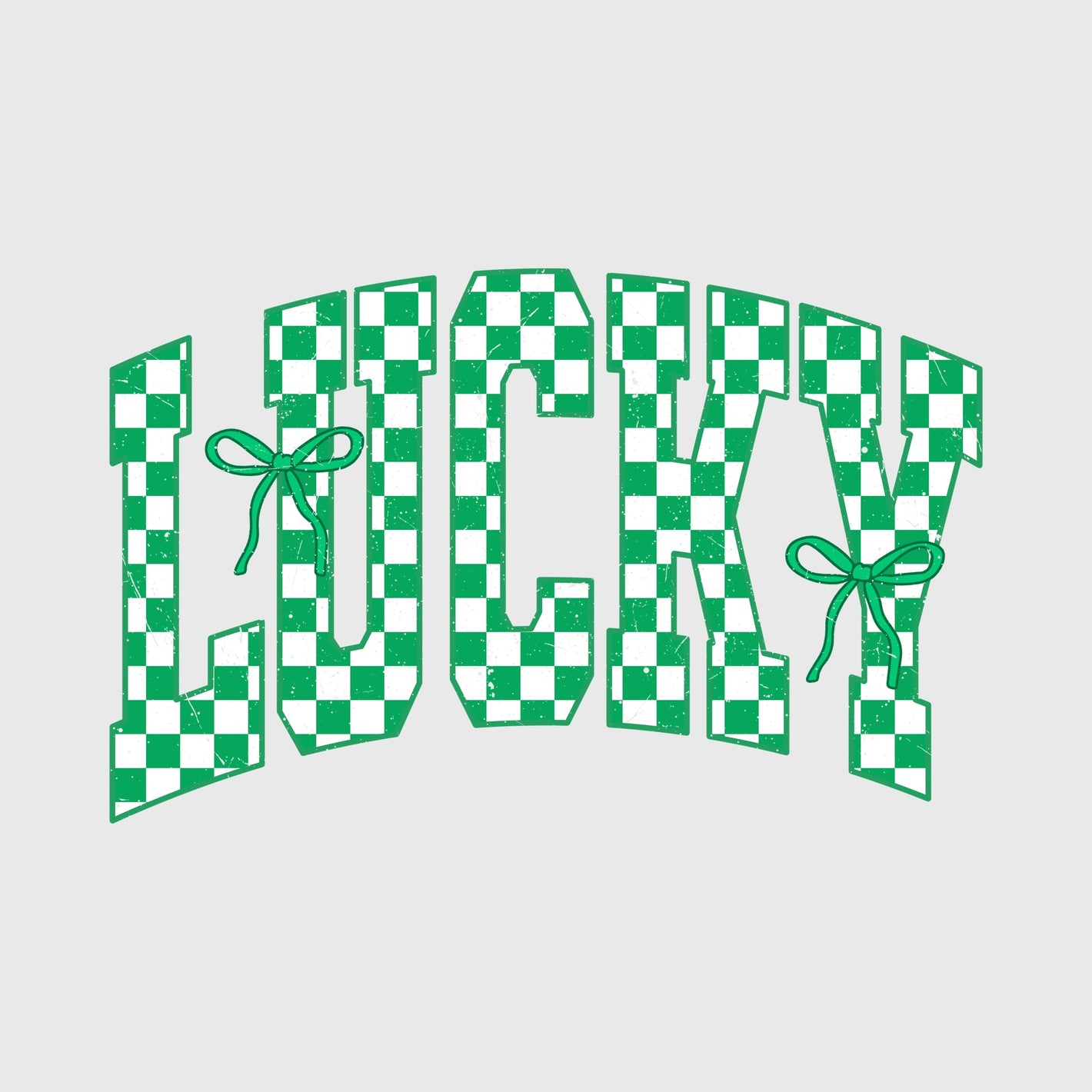 Gingham Varsity Luck Transfer