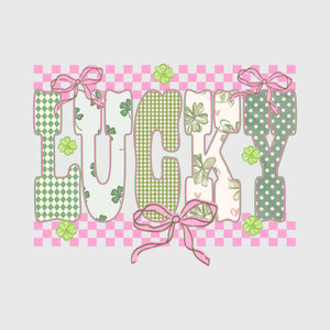 Blush Clover Lucky Transfer