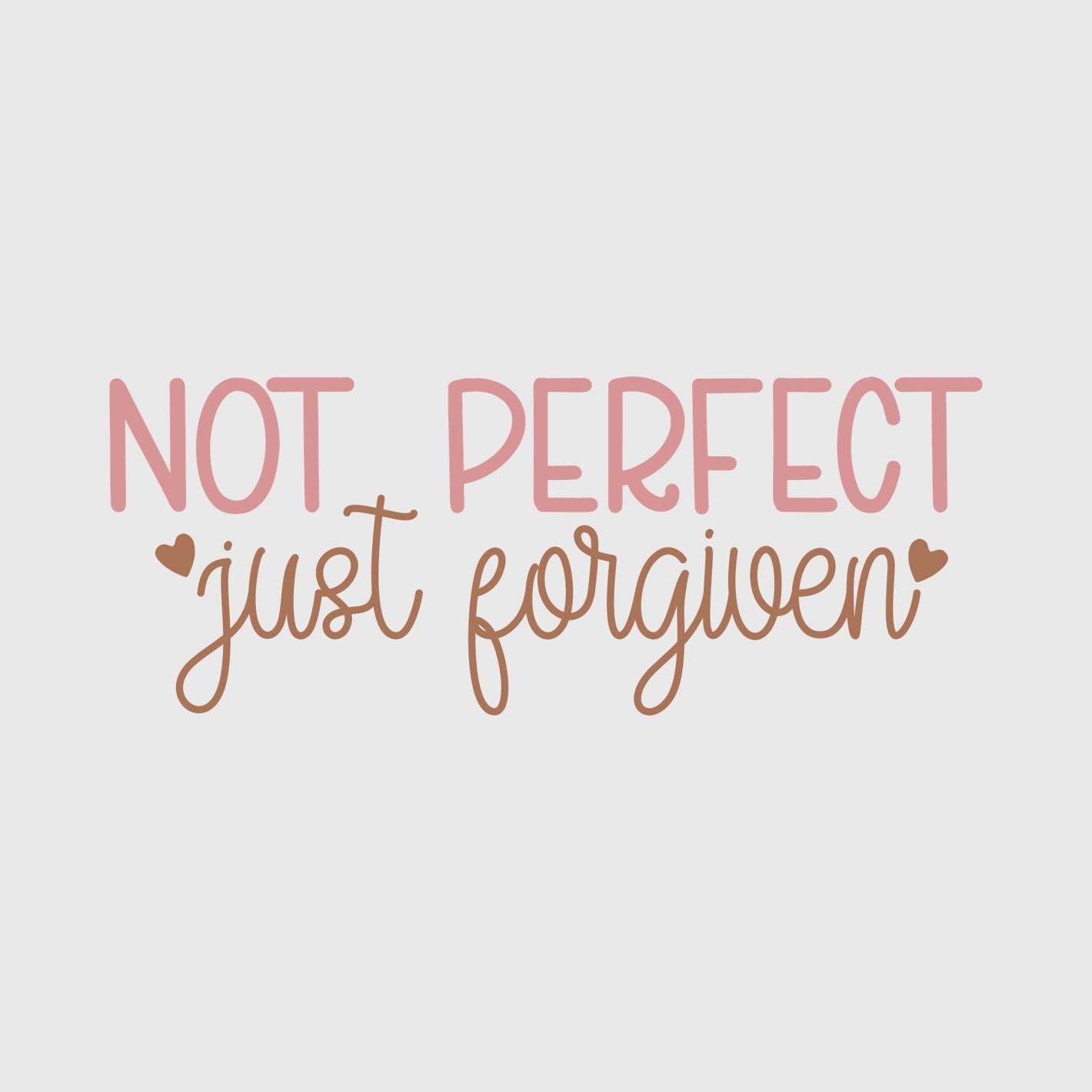 Grace Over Perfection Transfer