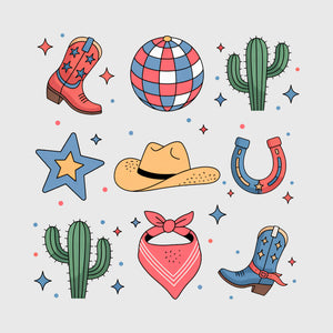 Rodeo Neon Party Transfer