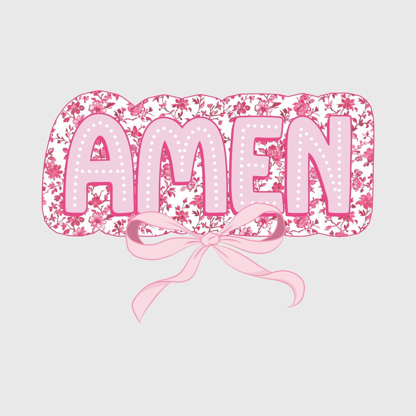 Blossom Script Amen Transfer