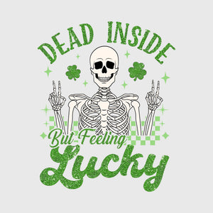 Lucky Bones Glitter Vibes Transfer