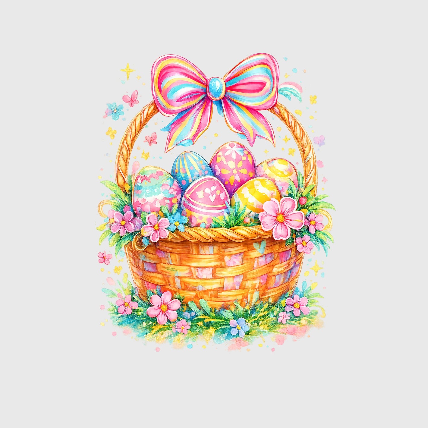 Blooming Egg Treasure Basket Transfer