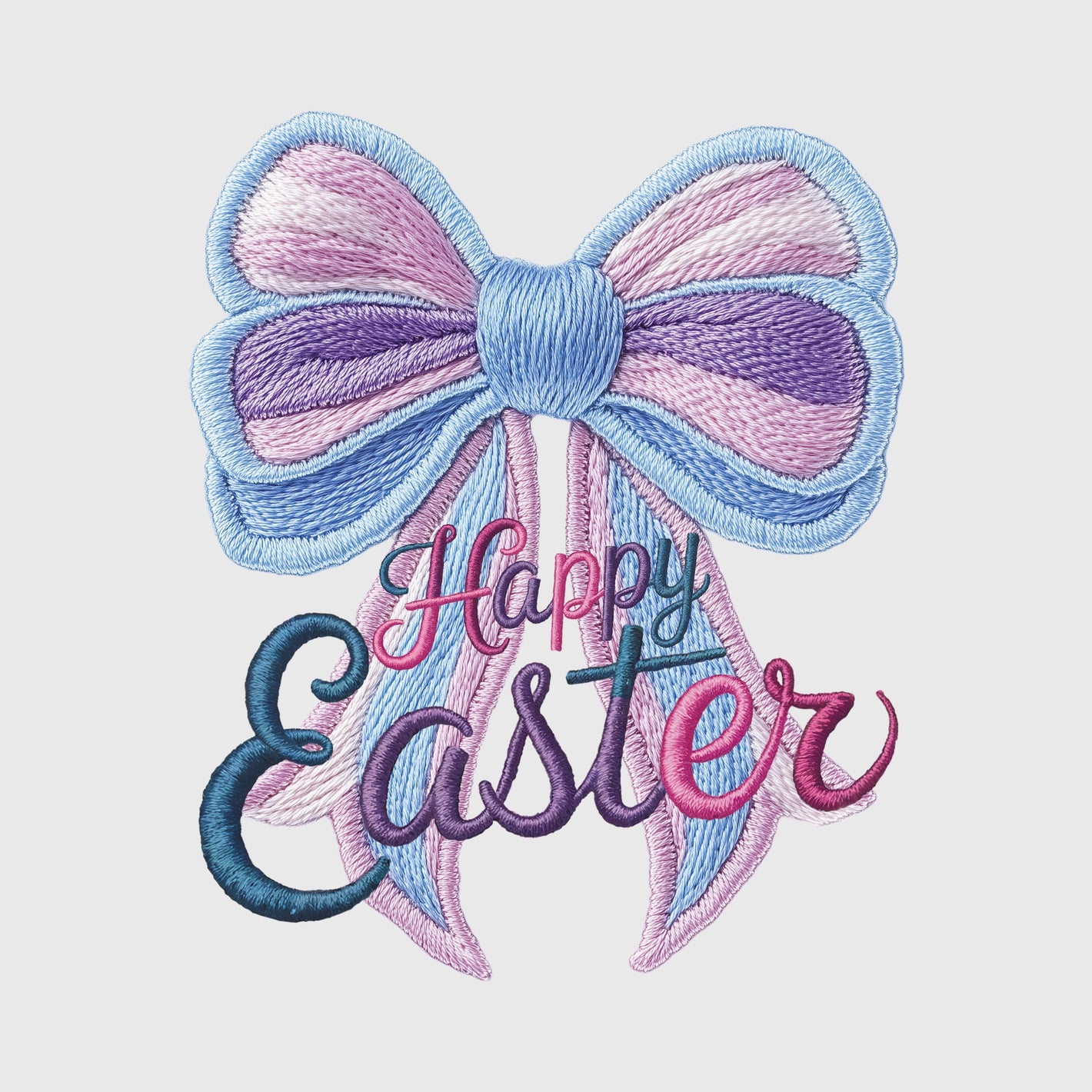 Heirloom Stitch Easter Bow Transfer