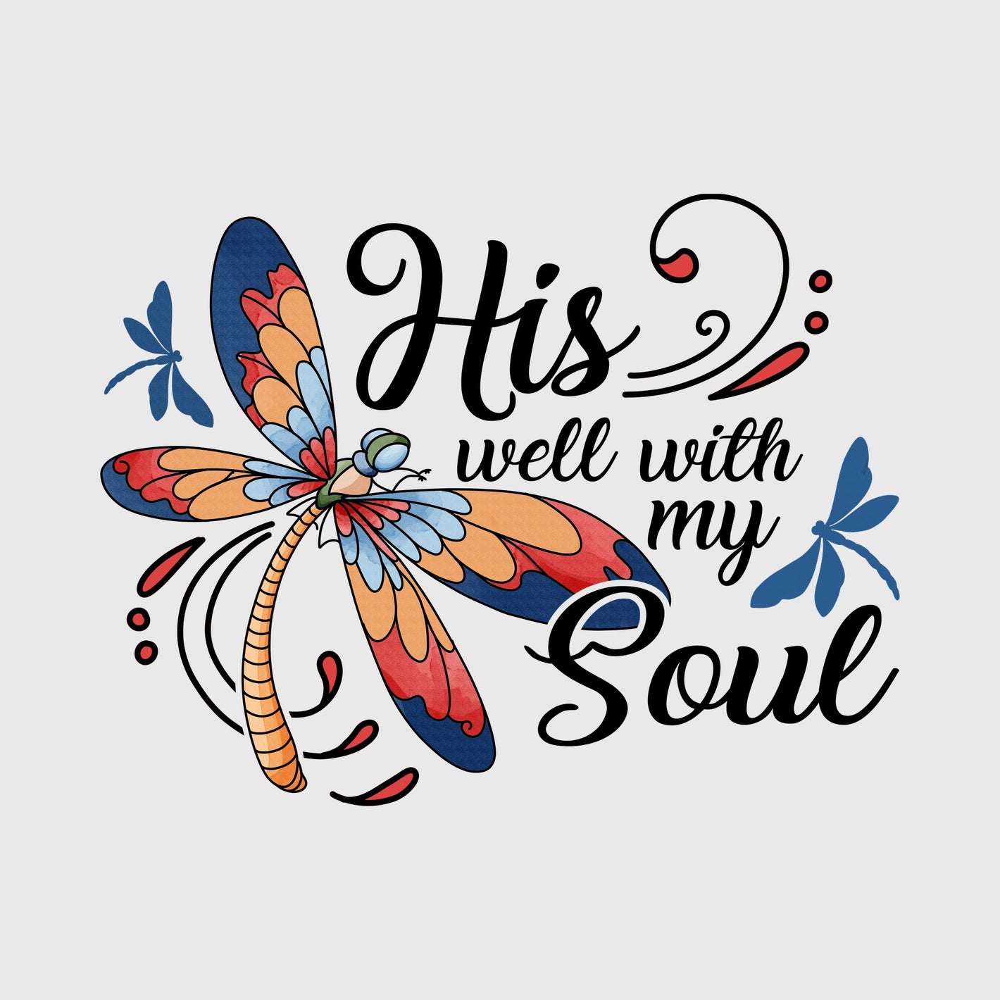 Peaceful Soul Dragonfly Transfer