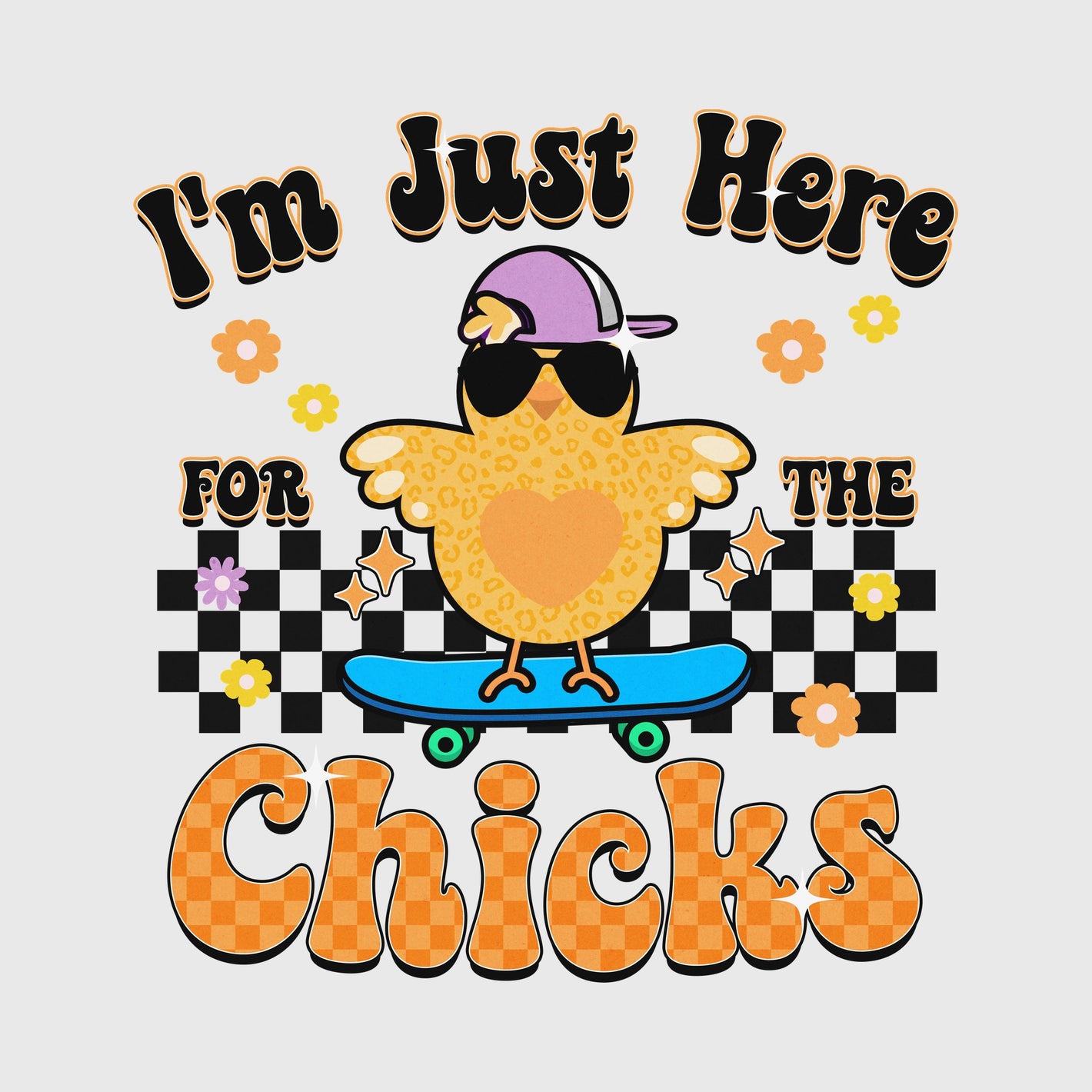 Skater Chick Vibes Transfer