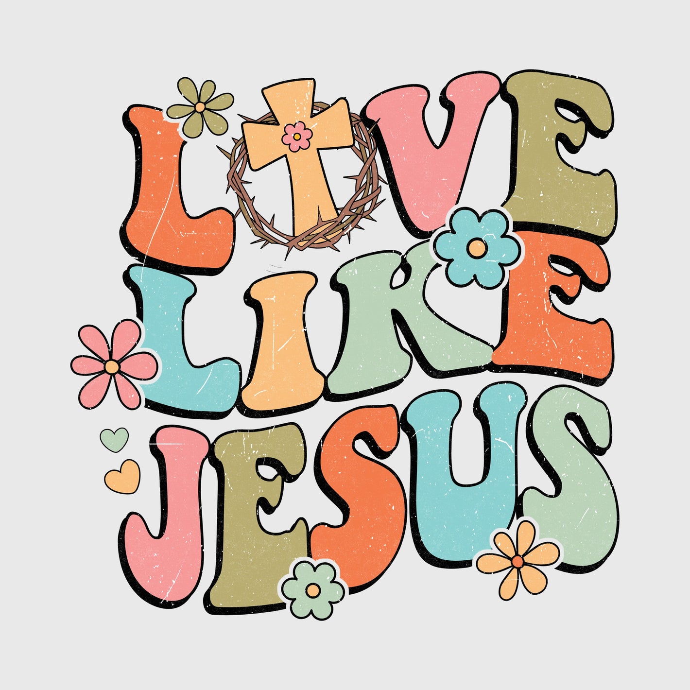 Groovy Grace Love Transfer